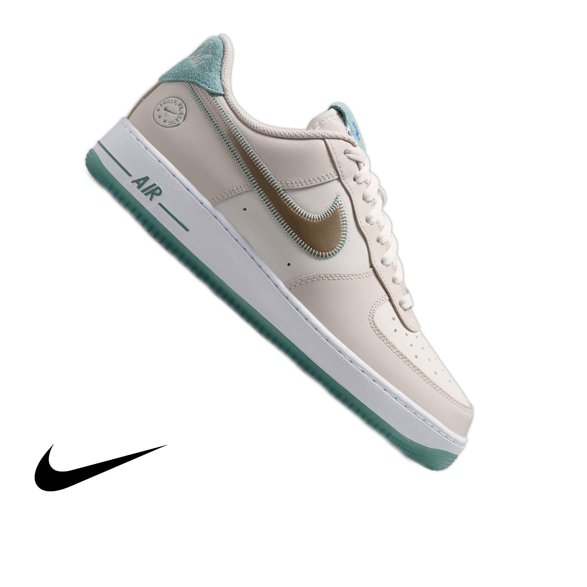 Nike Air Force 1 '07 "Philadelphia" Men's Shoe - LT OREWOOD BRN/MTLC GOLD SILK/PHANTOM